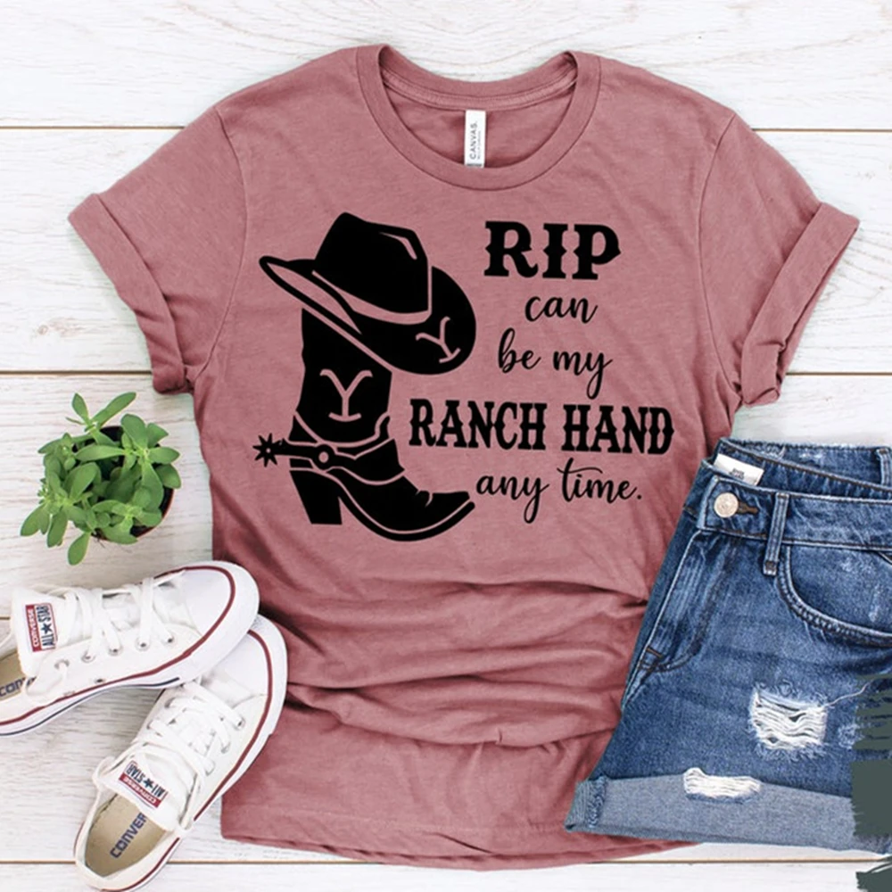 Rip Can Be My Ranch Hand Shirt Yellowstone RIP Beth Dutton Shirt Yellowstone Rip Wheeler Shirts Dutton Ranch Tees Vintage Tops