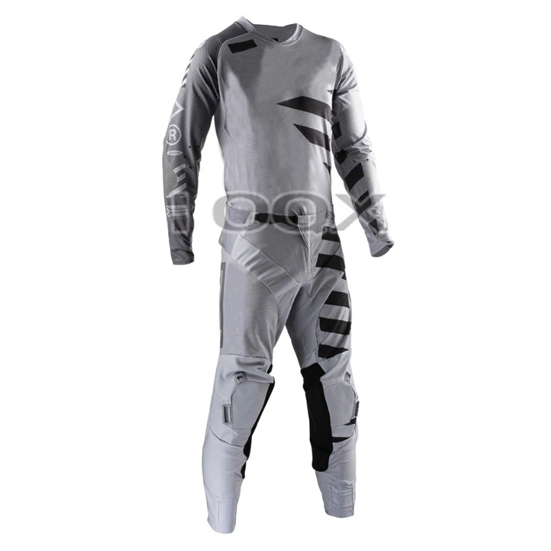 

High Quality Gray Motorcycle Motorbike Kits GPX Motocross Racing Combo Dirt Bike Off Road Jersey Pants Combo Mens Suit