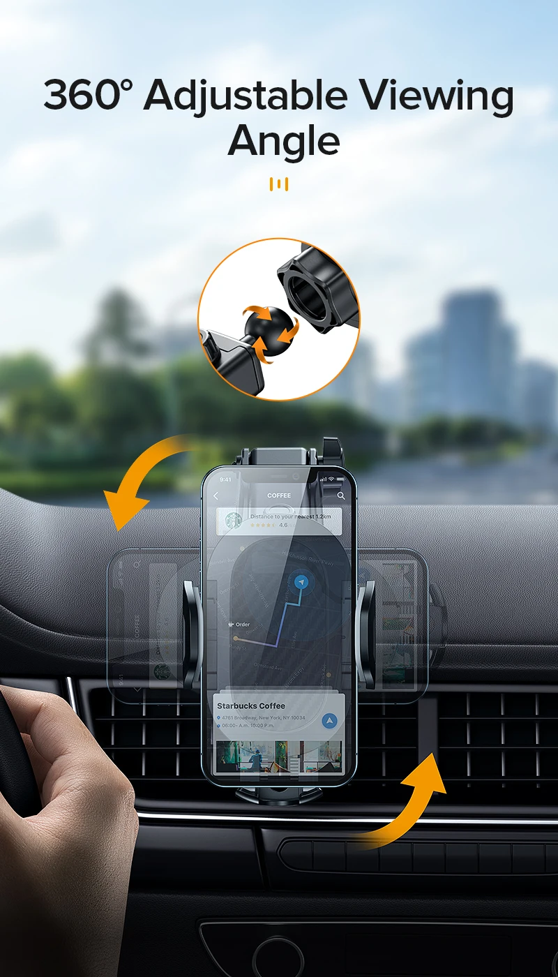INIU Sucker Car Phone Holder Mount Stand GPS Telefon Mobile Cell Support