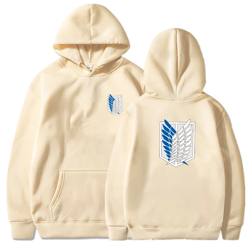 

Men's Hoodie Attack on Titan Printed Men/women Clothes Hoodie Streetswear Sweatshirt Hoodies Tops Harajuku