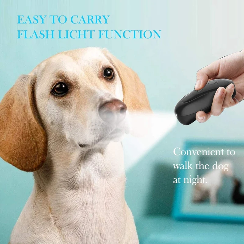 

Anti Barking Control Device, Ultrasonic Dog Bark Deterrent, Mini Dog Training Repeller Up to 16.4 FT Range for Dogs