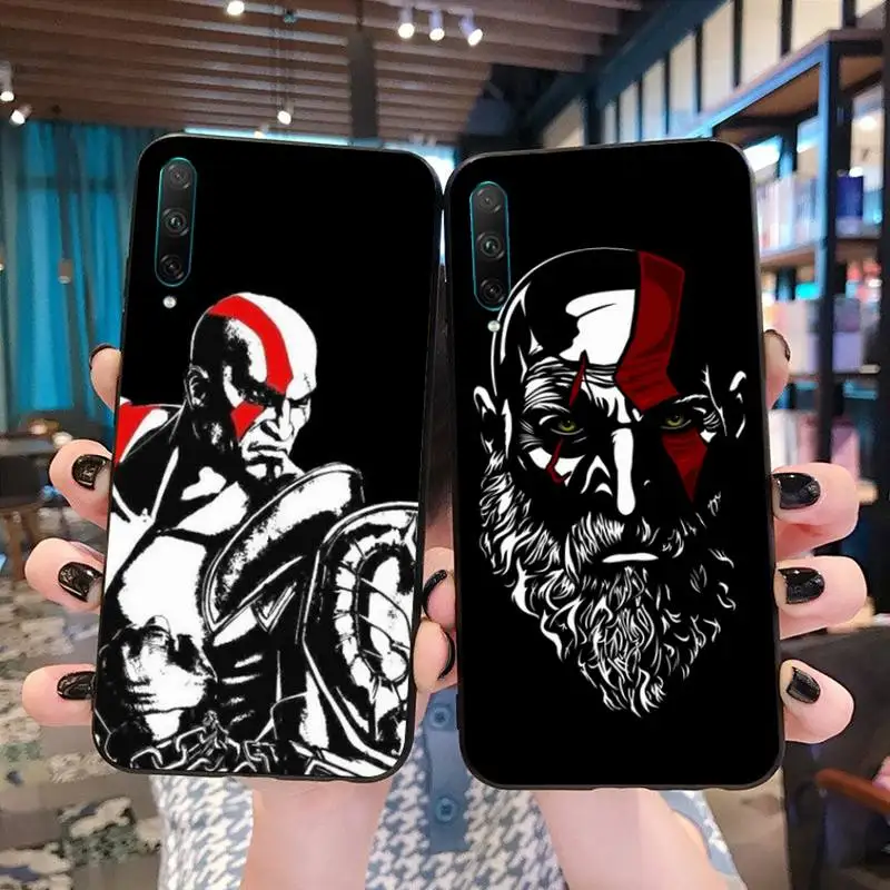 HPCHCJHM Железный Бог войны черный ТПУ мягкий чехол для телефона Huawei Nova 6se 7 7pro 7se honor 7A
