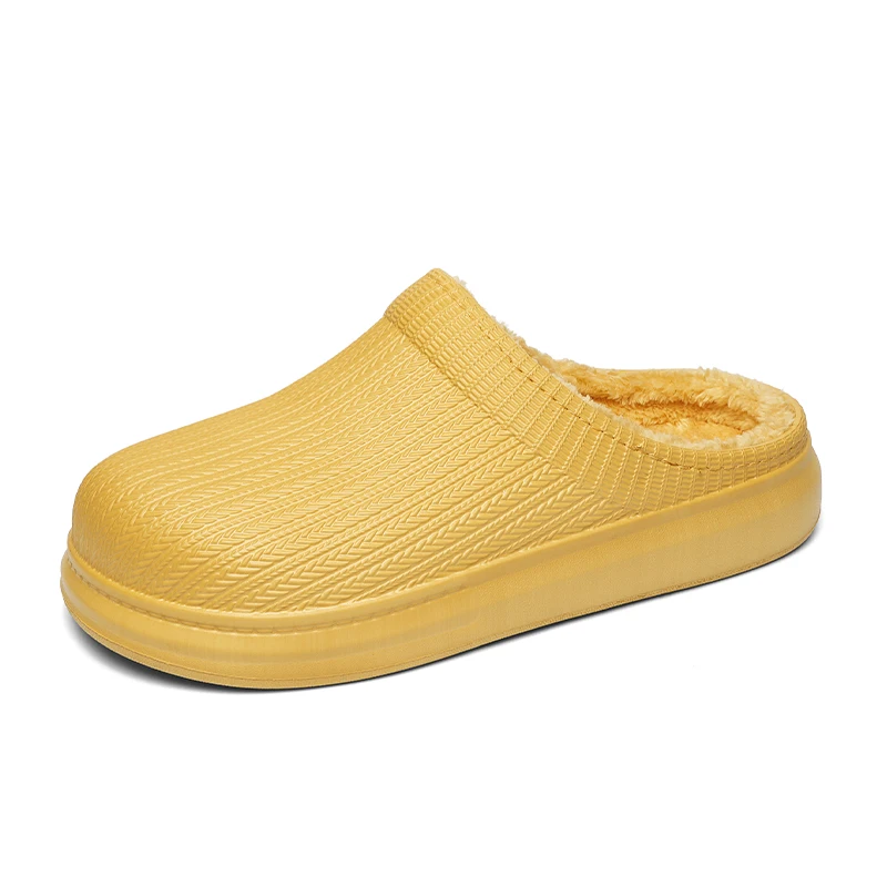 Winter Women Sandals 2021 Women Hot Slippers Solid Plush Warm Clogs Indoor Outdoor Sandals Slippers Walking Shoes