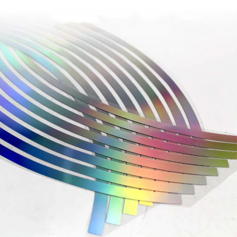 Светоотражающая лента для мотоцикла Серебристая Наклейка на обод колеса 10 12 14 16 18