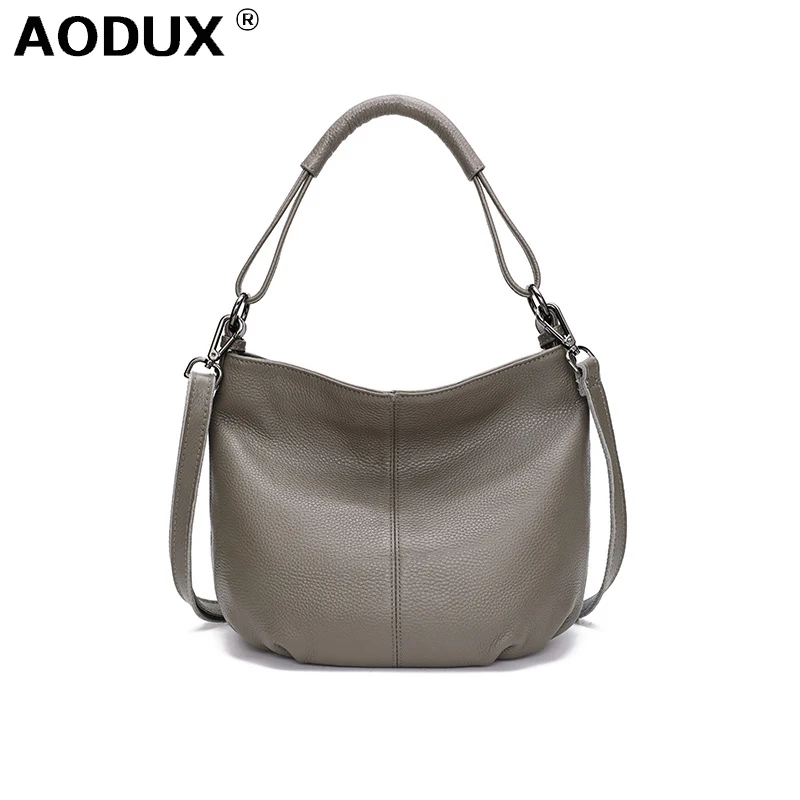 

AODUX маленькая сумка-мессенджер из 100% мягкой натуральной кожи, женская сумка через плечо, женская сумка из воловьей кожи с верхним слоем