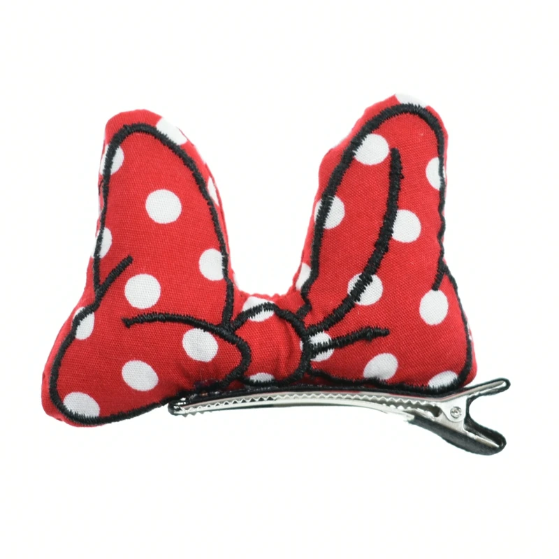 Набор головных уборов в горошек с бантом и ушками тканевая повязка на голову