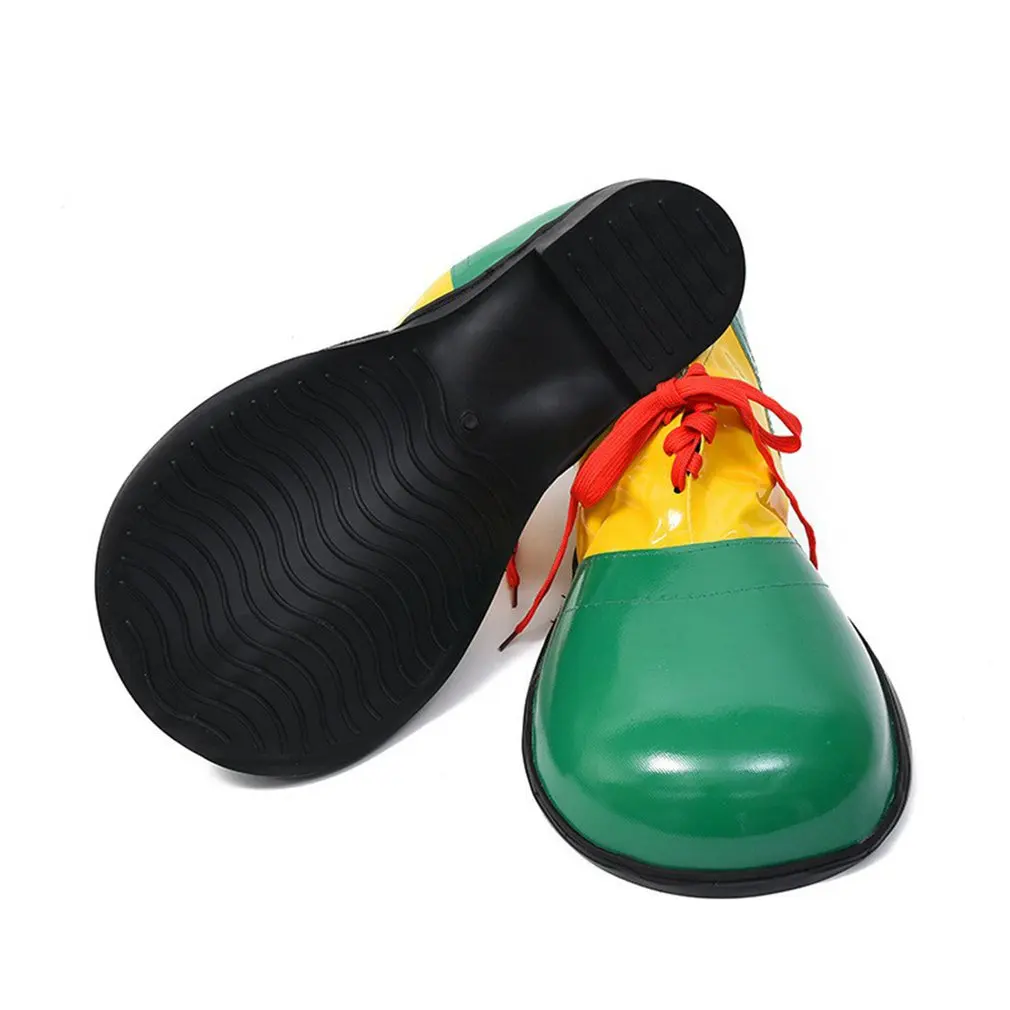 Товары для Хэллоуина кожа обувь клоуна ПВХ праздничная забавная | Дом и сад