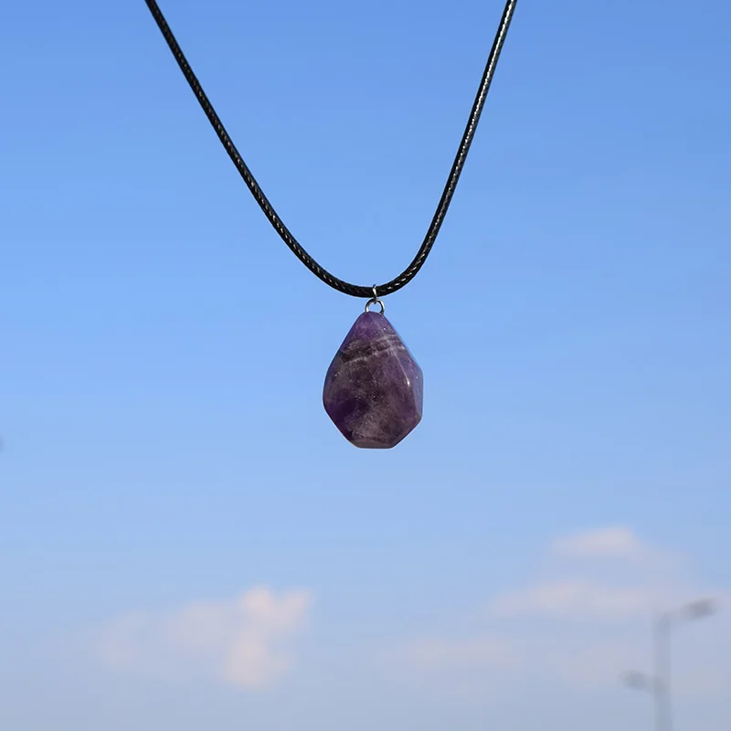 Модное ожерелье из натуральной кожи женские ожерелья и подвески неправильной