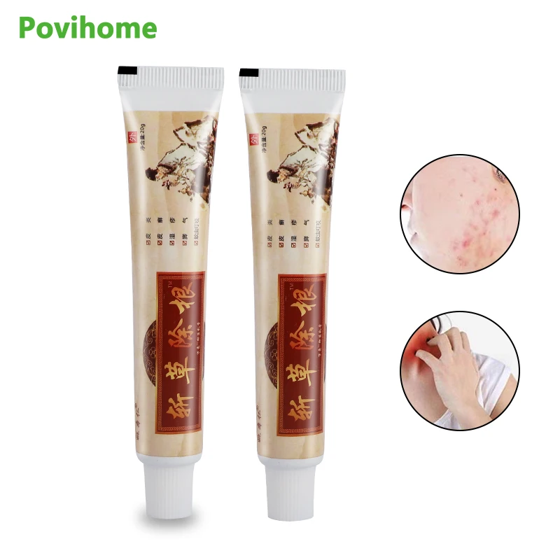 

1Pcs 20g Herbal Antipruritic Ointment Treat Eczema Psoriasis Dermatitis Anti-Itching Antibacterial Cream Medical Plaster