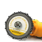 Диск для резьбы по дереву, искусственный диск для цепных пил, инструмент для изгибания, формирования, резки, 4,5 дюйма, 13 зубьев