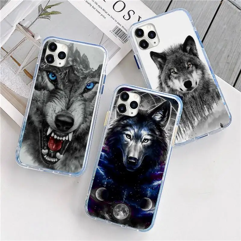 

The Wolf painting Phone Case For iphone 12 5 5s 5c se 6 6s 7 8 plus x xs xr 11 pro max mini