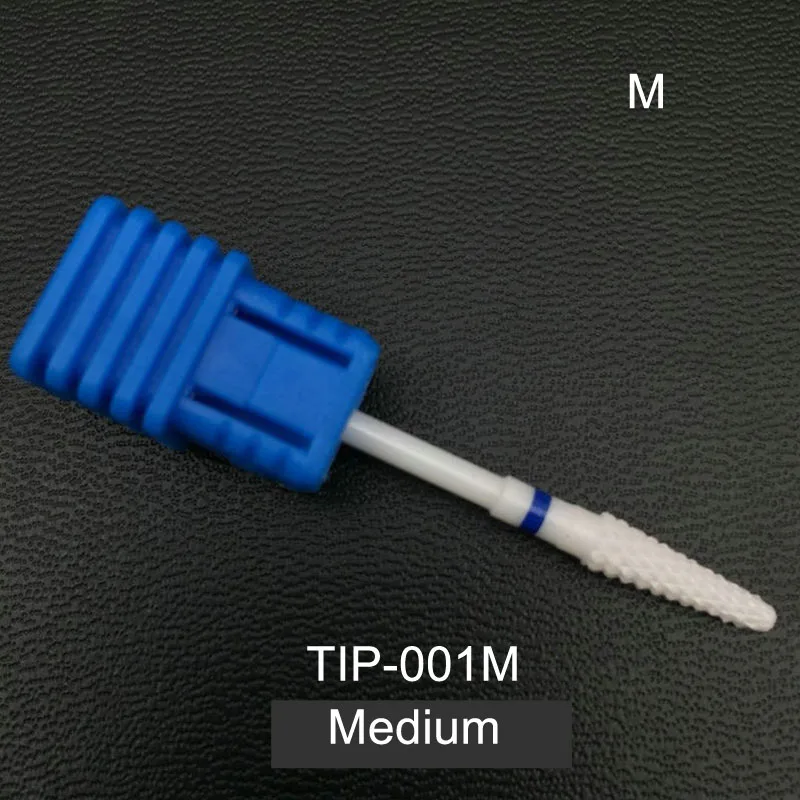 TIP-001M RIKONKA 1 шт. керамический сверло для ногтей 3/3" фреза для ногтей Маникюр Педикюр сверлильный станок и аксессуары инструменты для ногтей 26 Тип - Цвет: TIP-001M