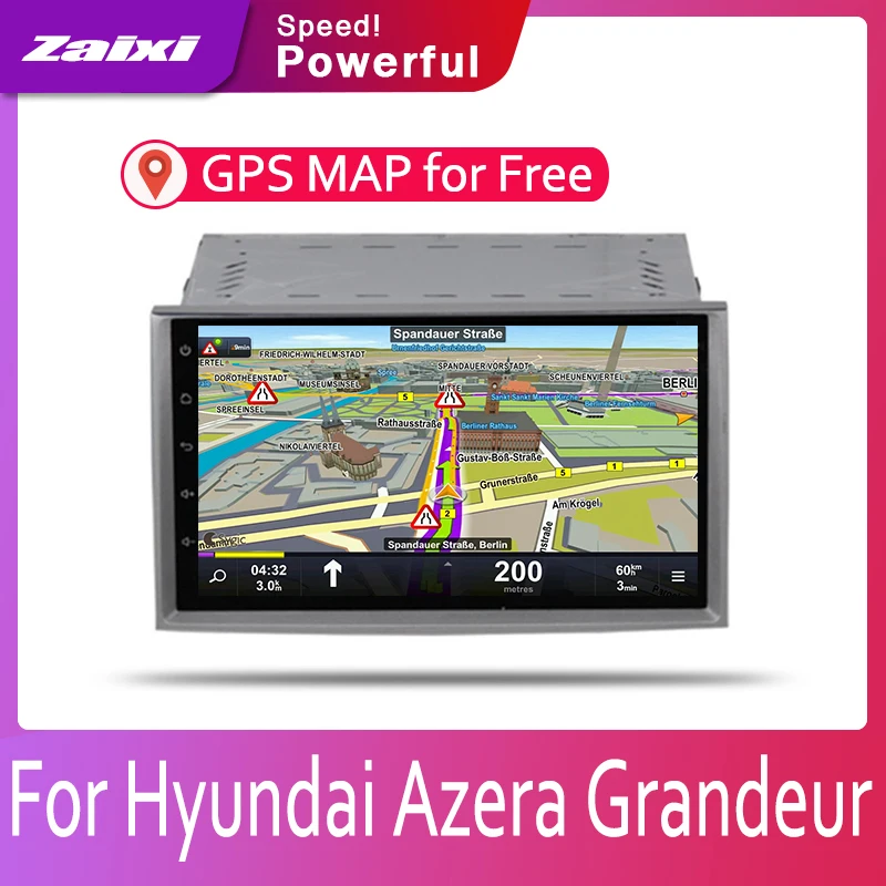 Автомагнитола 2 Din для Hyundai Azera Grandeur мультимедийный видеоплеер на платформе Android с