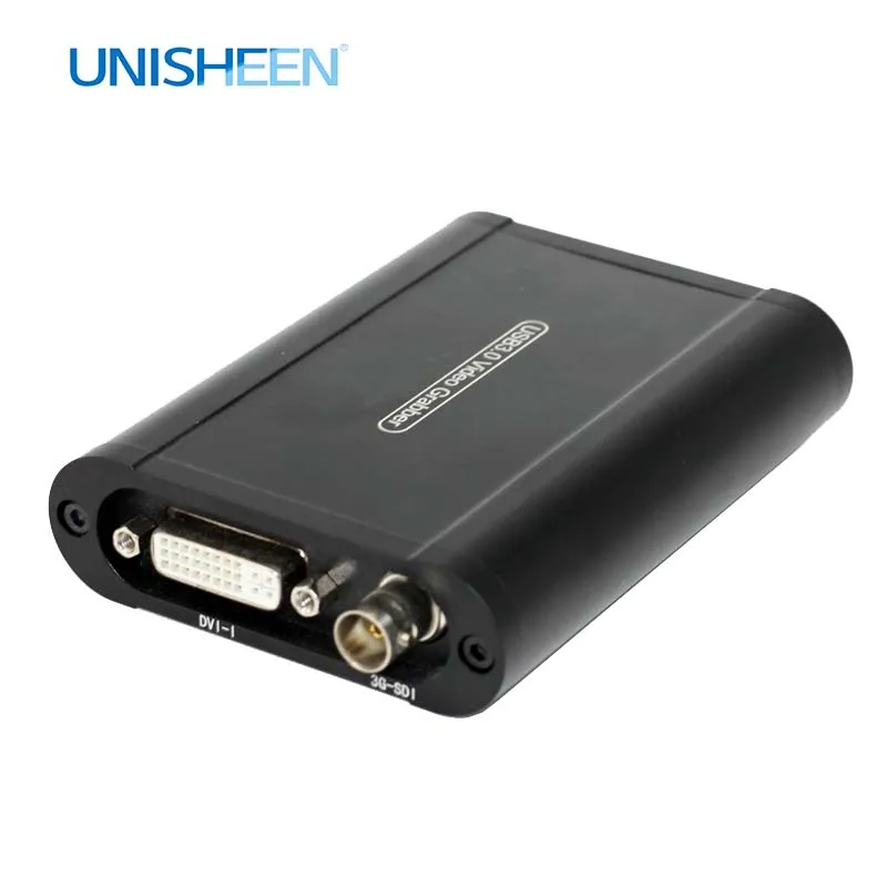 Приставка видеозахвата Unisheen UC3500A USB3.0 60FPS SDI DVI VGA YPbPr приставка для захвата видео