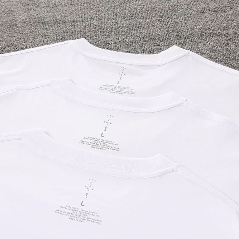 

Hip Hop Travis Scott Solid T Shirt Men Cactus Oversized Jack Short Sleeve Cotton Couple Women Tshirts Camisetas Hombre Verano