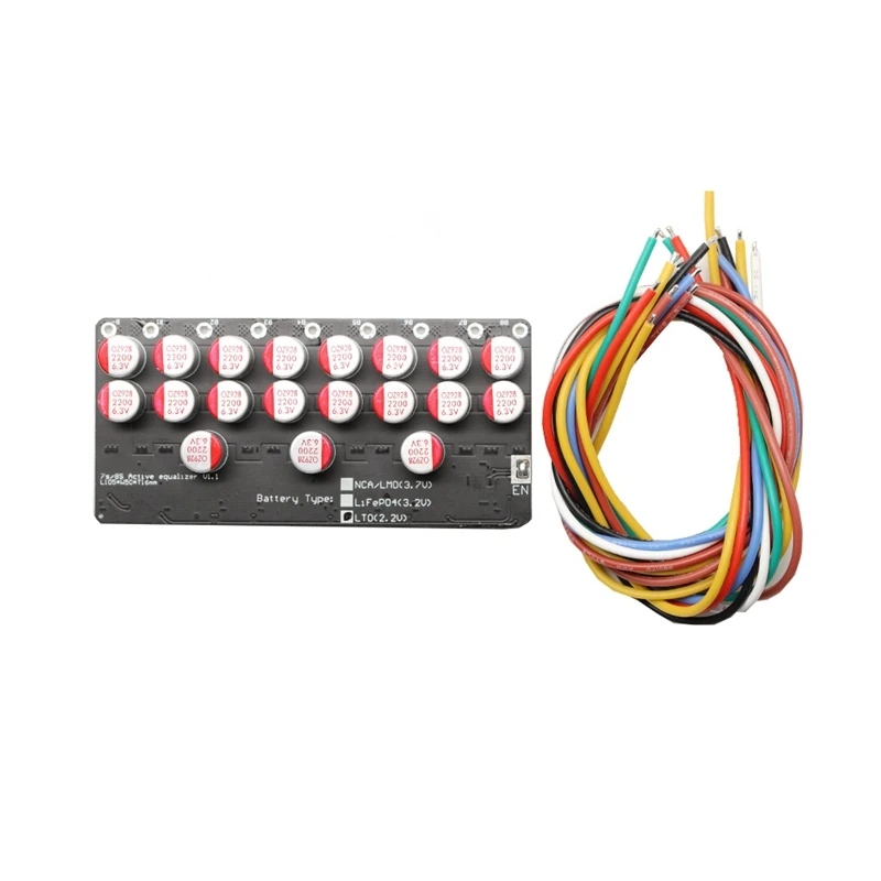 Balancer 5A 8S LiFePo4 Li-Ion Ver Battery Active Equalizer Energy Transfer Board Balance | Электроника