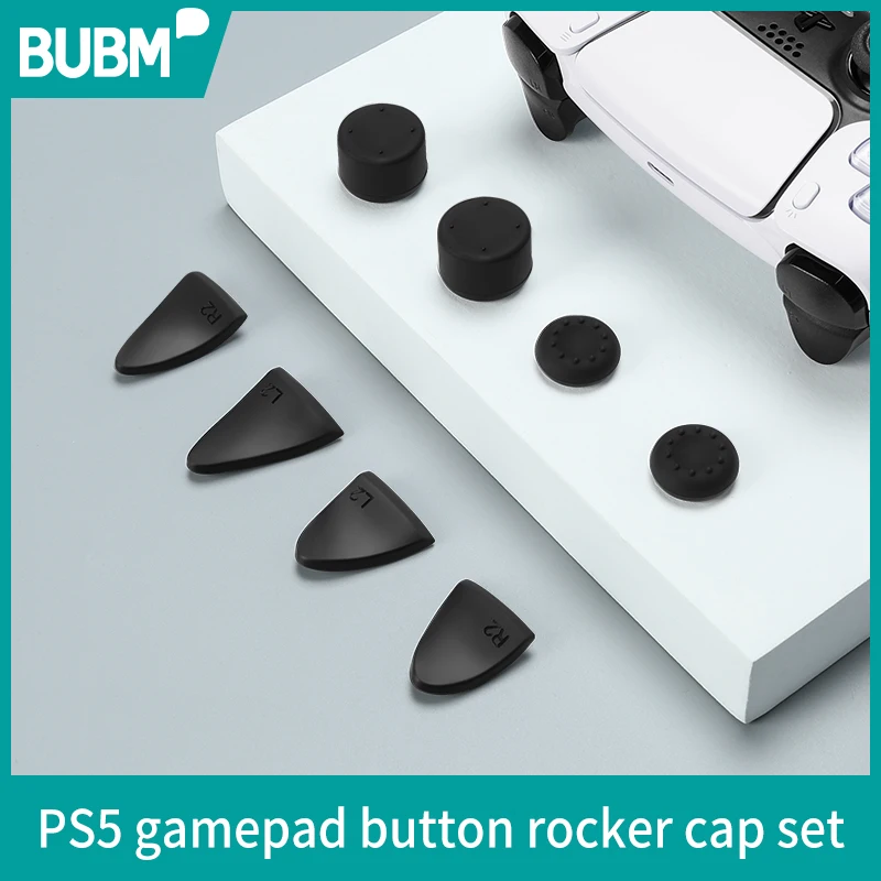 

Крышка BUBM для PS5, кнопки для геймпада, комплект клавишных крышек, аксессуары для игр