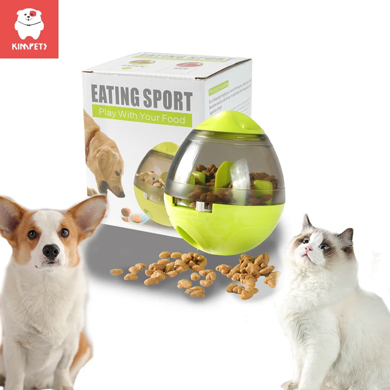 

Автоматическая игрушка для питомцев Kimpets, еда для кормления собак, снэки, пищевая игрушка для кошек и собак, мяч для утечки пищи, кормушка для...