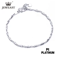 jdx pt950 pure gold bracelet real platinum pure gold chain simple high end fashion classic high jewelry hot new products 2020