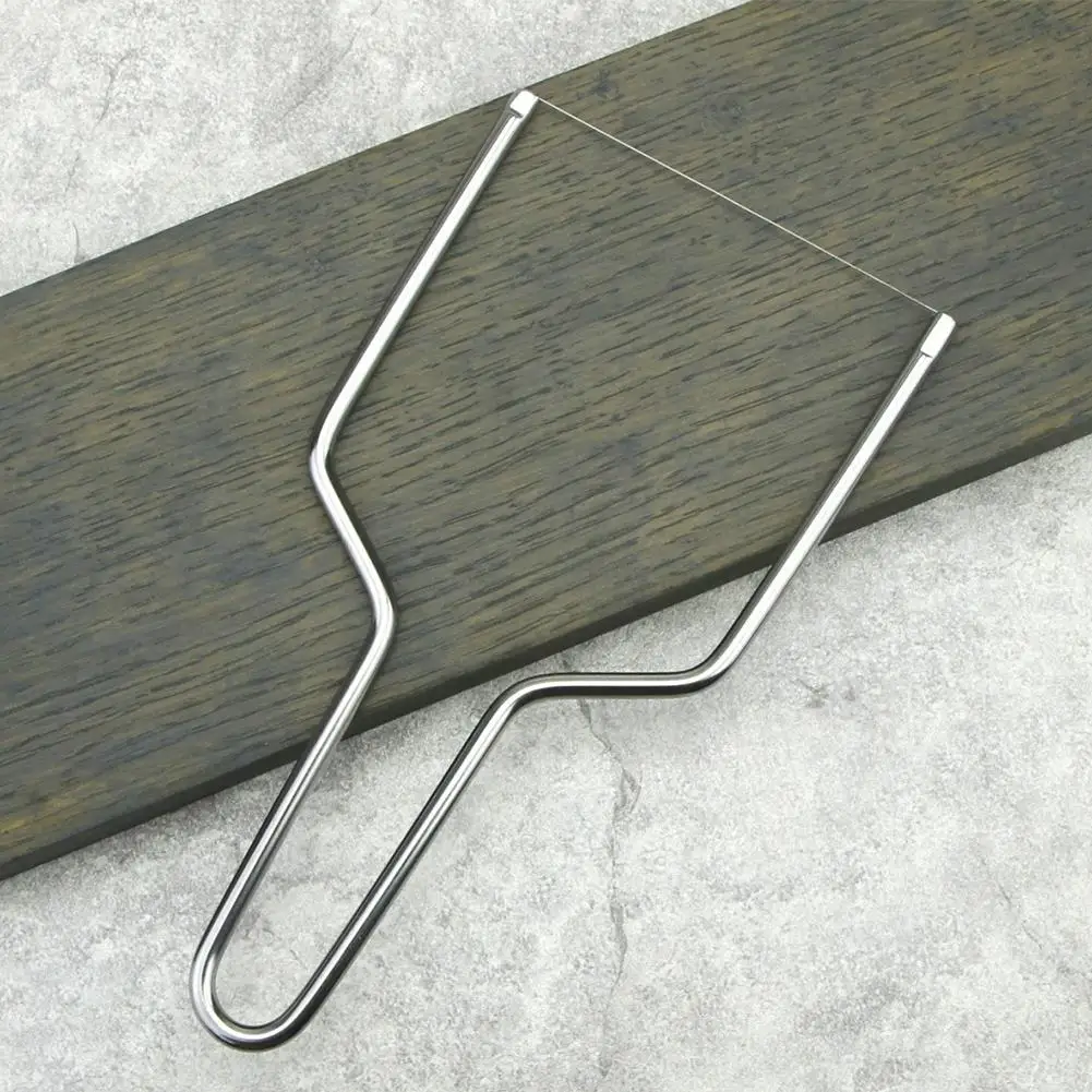 Stainless Steel Cheese Slicer Butter Tool Cutting Board Wire Cutter DIY Baking Knife Cake Slices |