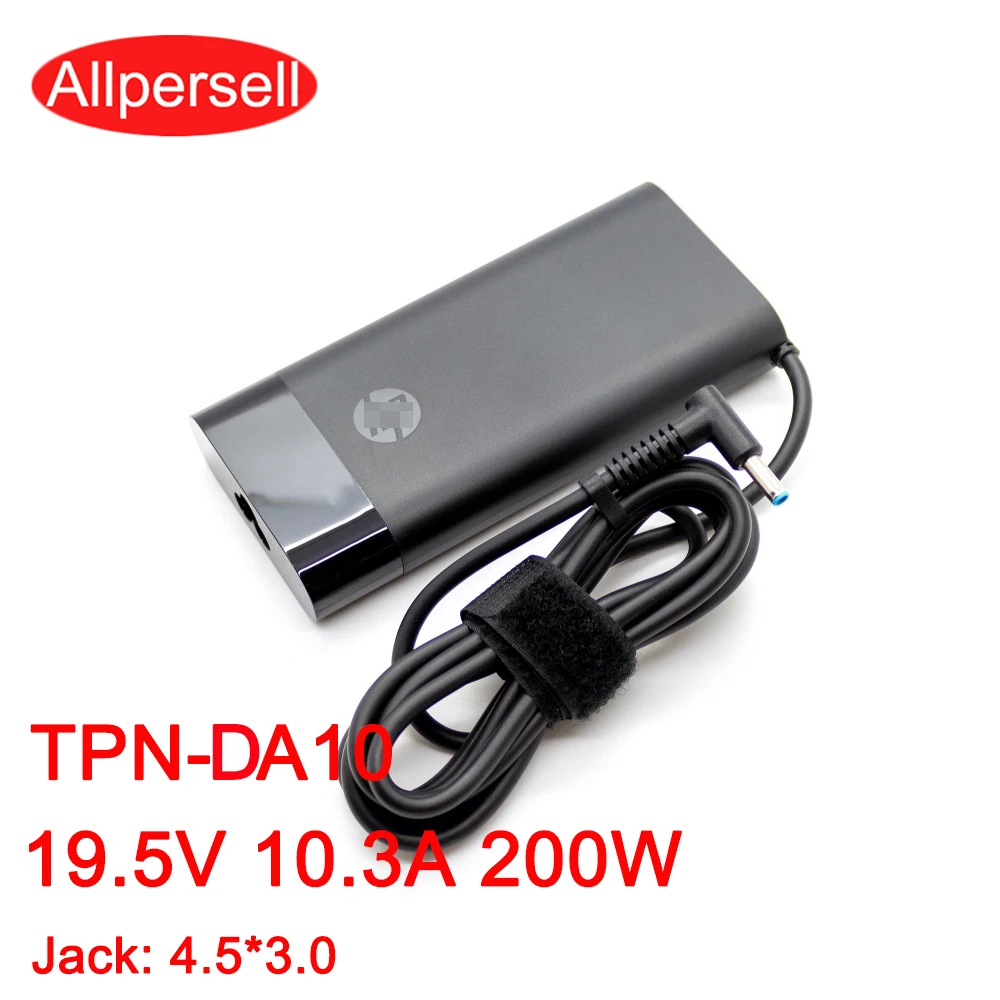 

Laptop charger for HP 15-DH 15-DC TPN-Q211 TPN-C143 AIR TPN-DA10 19.5V 10.3A 200W power adapter