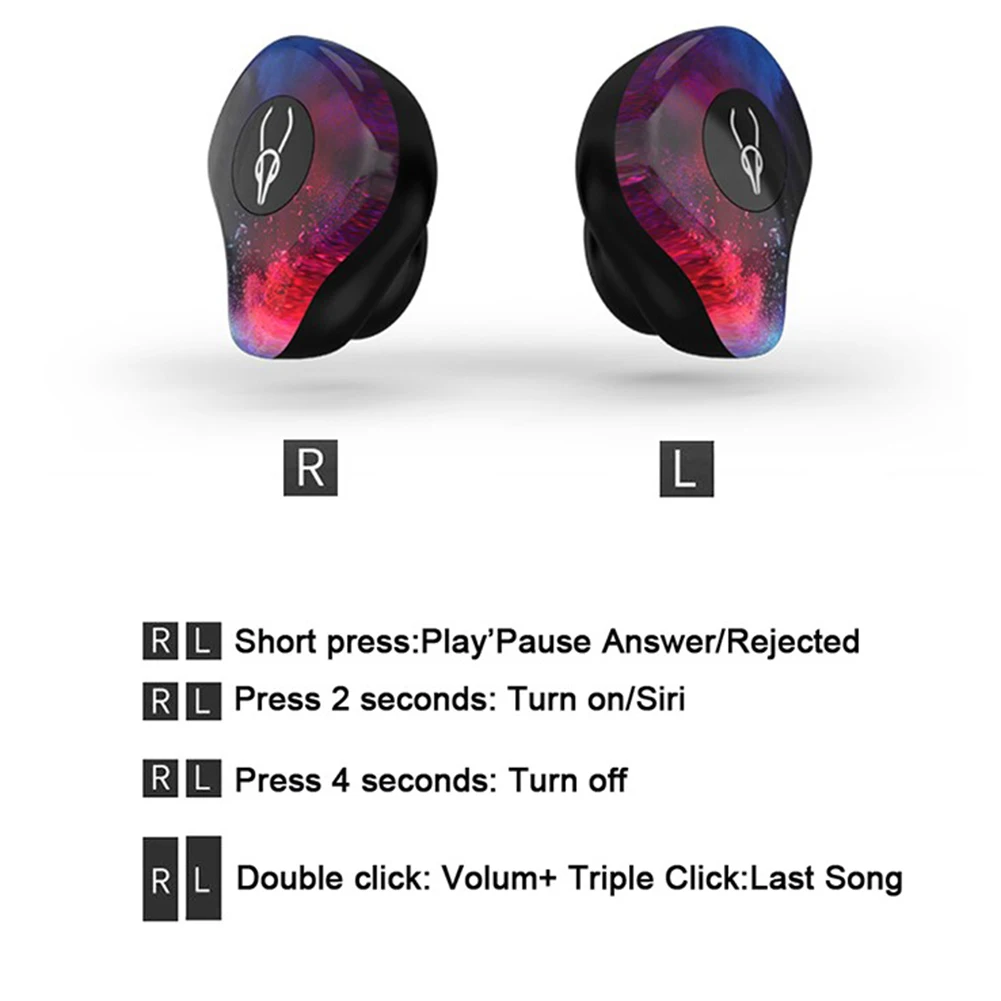 X12 Pro TWS Bluetooth наушники беспроводные наушники с беспроводной зарядный чехол 3D бас стерео звук водонепроницаемый с зарядным устройством