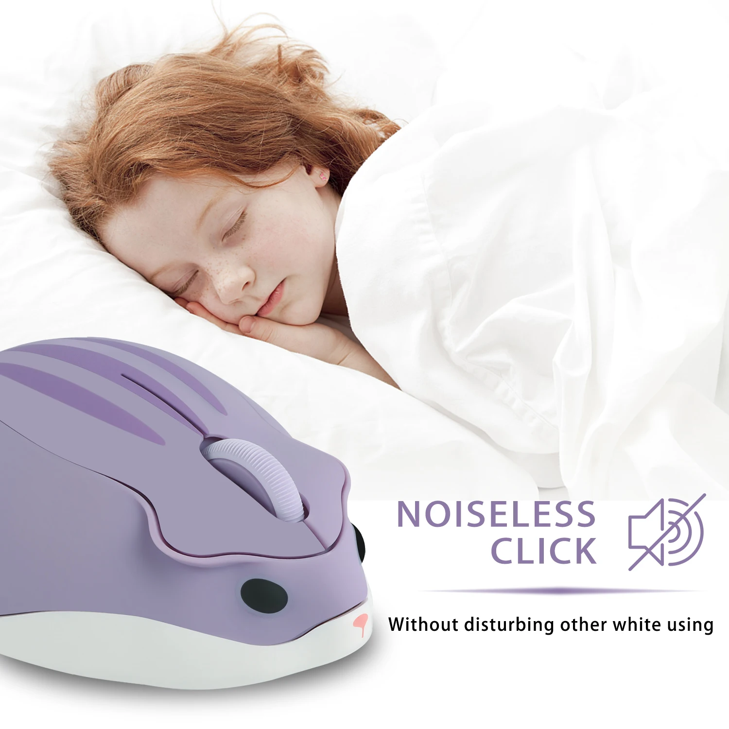 Мышь беспроводная CHUYI в форме хомяка 1200DPI USB