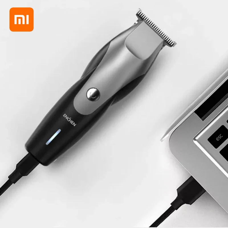 Электрическая машинка для стрижки волос Xiaomi Enchen с низким уровнем шума USB зарядка