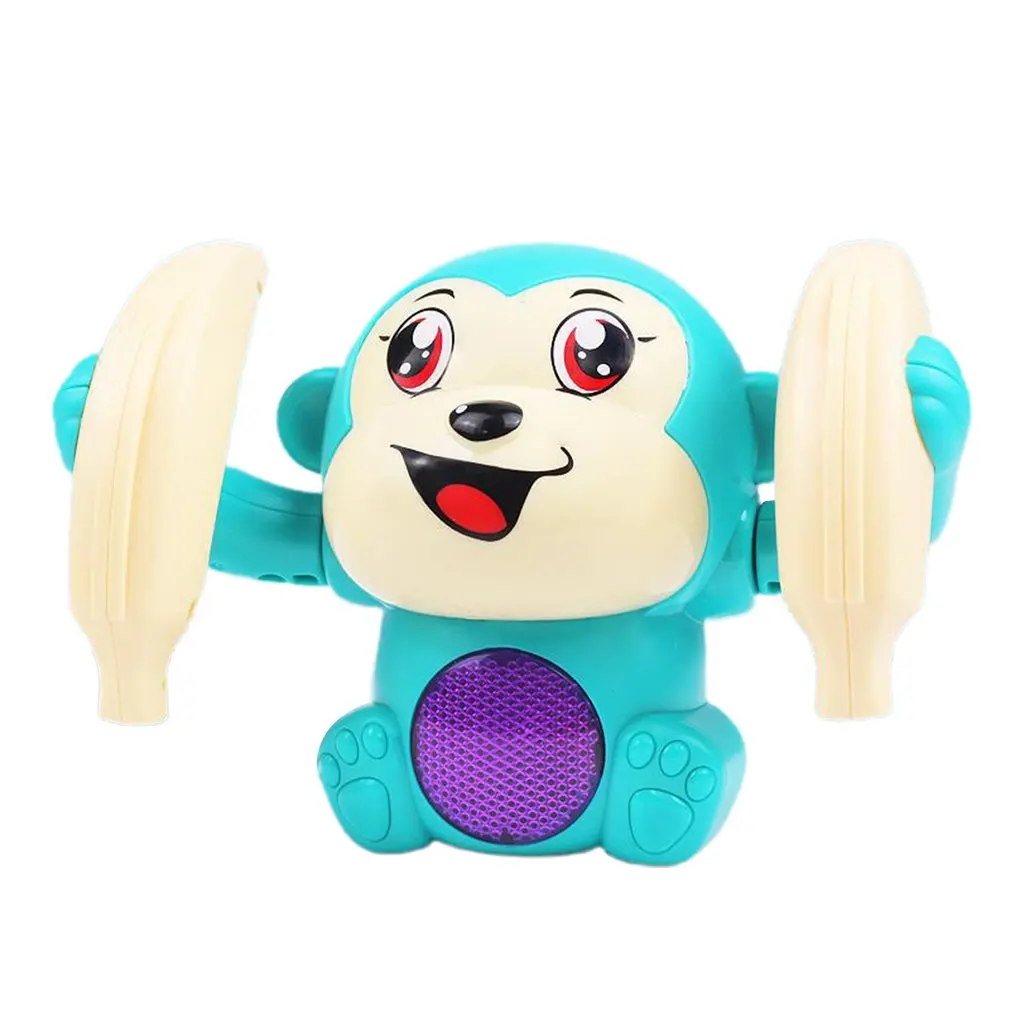 

Baby Voice Control Rolling Little Monkey Toy Walk Sing Brain Game Crawling Electric Toys Christmas Gifts For Children