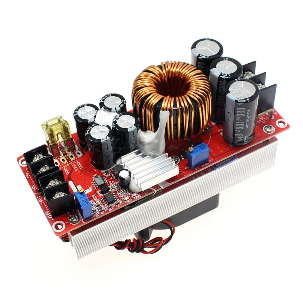 

1pc Non-isolated Step-up Module 1500W 30A DC-DC Boost Converter 10-60V To 12V-90V Step Up Power Supply Module