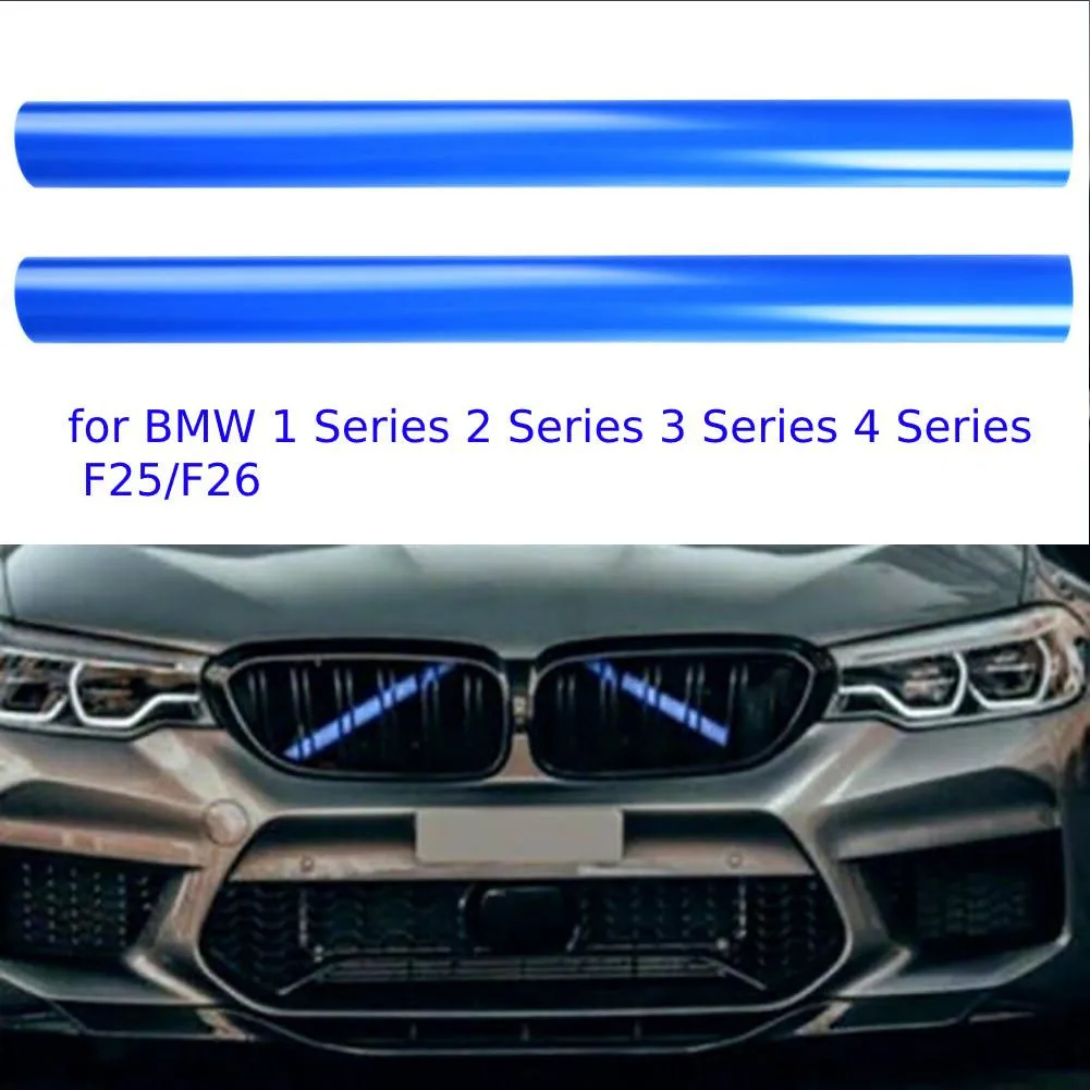 

Front Grille Trim Strips For BMW F25/F26 1 2 3 4 Series Sport Style Grille Trim Strips Cover Frame Car Decorations Stickers