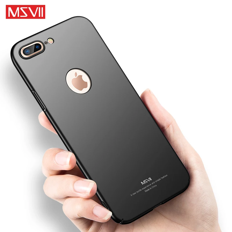 MSVII Cover For iPhone 7 Plus Case Luxury Matte Coque iPhone7 7Plus Car Holder Apple 8 Cases | Мобильные телефоны и