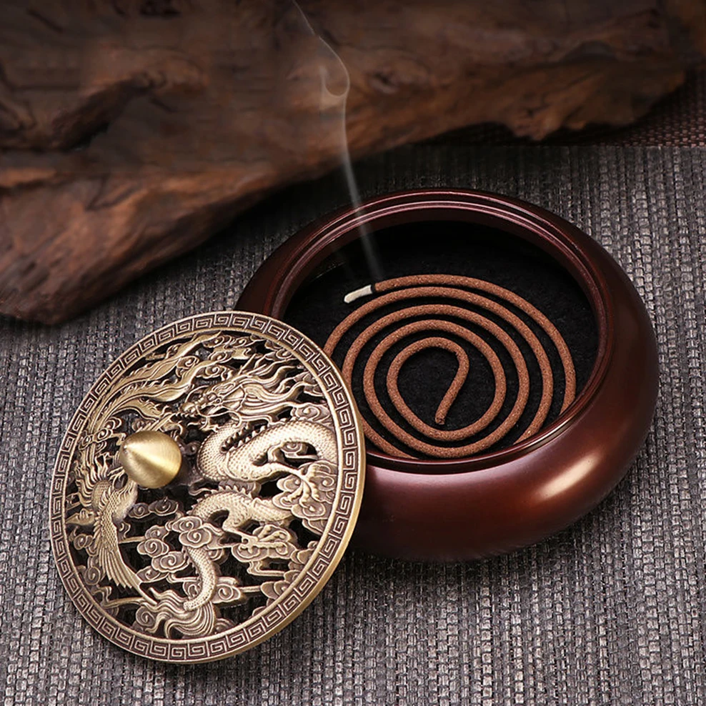 Латунная контрастная с плоским дном горелка ладаном дзен чайная церемония