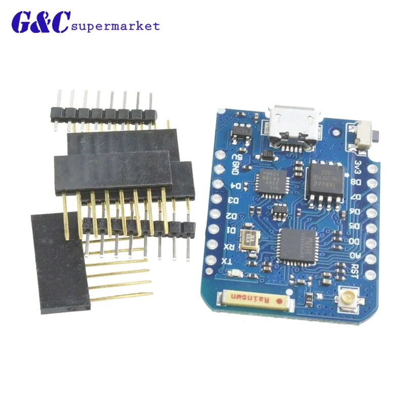 Для WeMos D1 Mini Pro NodeMcu ESP8266 ESP-8266EX CP2104 3 V керамическая антенна USB для UART IC WIFI IOT diy