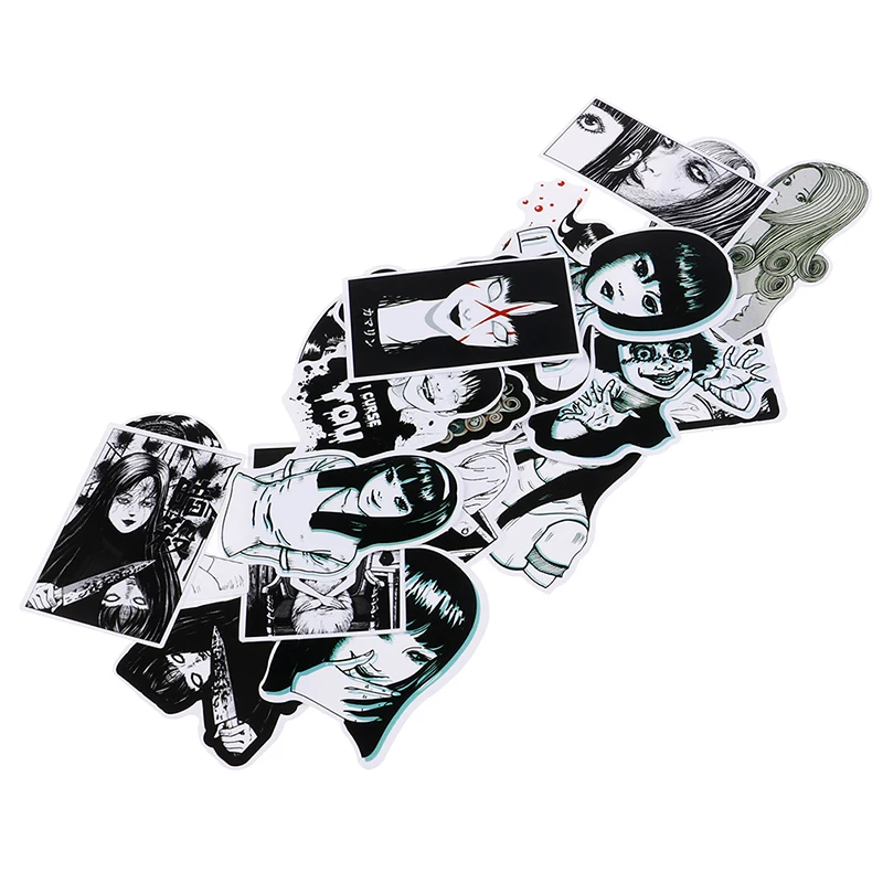 

21pcs/set Horror Comic Sticker Thriller Horror Style Sticker Luggage Sticker For Snowboard Laptop Luggage Car Fridge Car-Styling