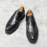 luxurious designer mens shoes brand mens casual moccasins for men luxury male shoe oxford high quality fashion leather black