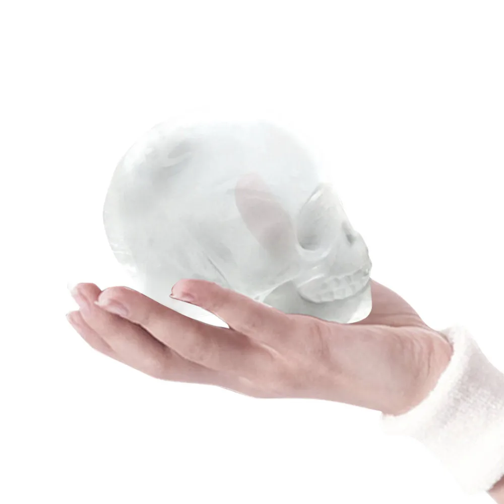 3D креативная большая форма для льда в виде черепа зеркальная удобный и