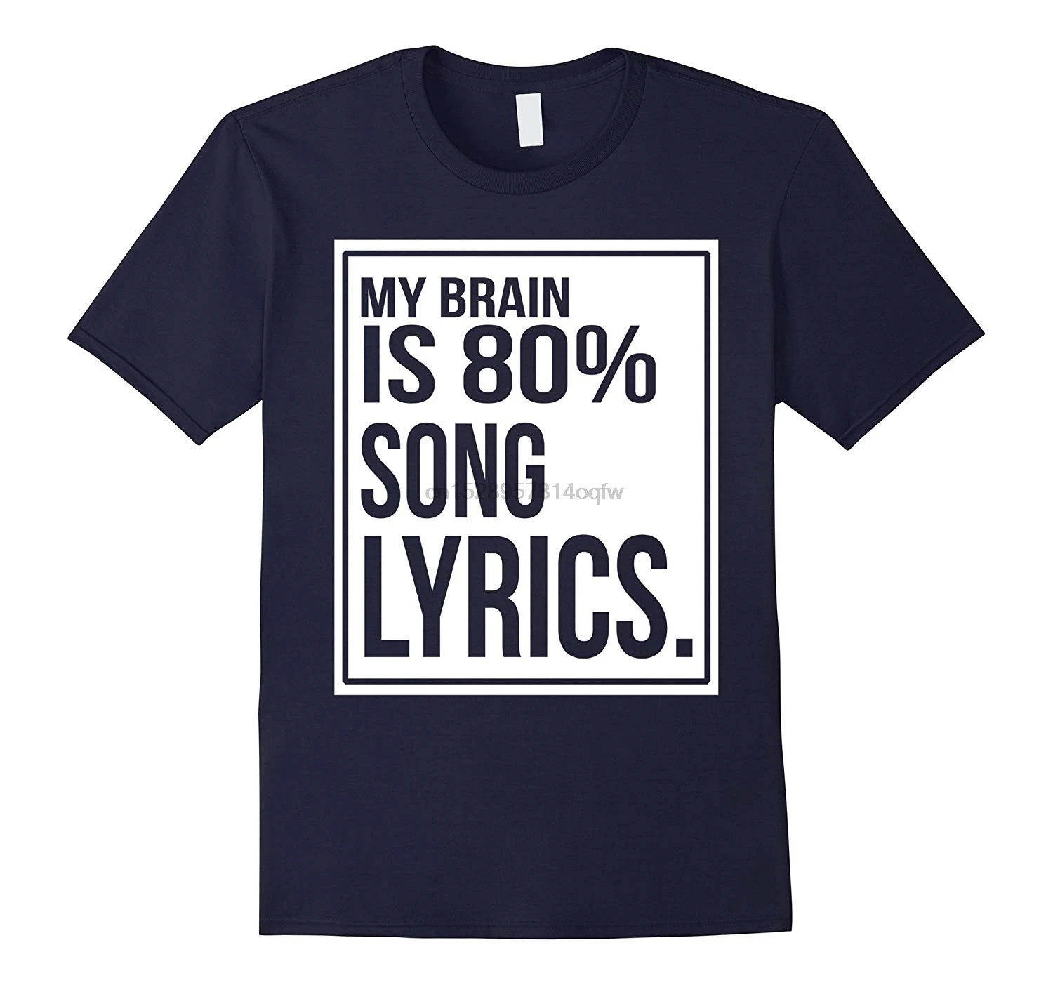 Мужская футболка My brain is 80 song смешная для меломанов подарок музыканта 2016 RT женские