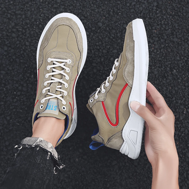 ARUONET/повседневная мужская обувь роскошные модные мужские кожаные кроссовки