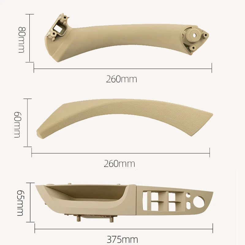 Внутренняя Панель дверной ручки автомобиля накладка панели для BMW E90 E91 3 серии 318