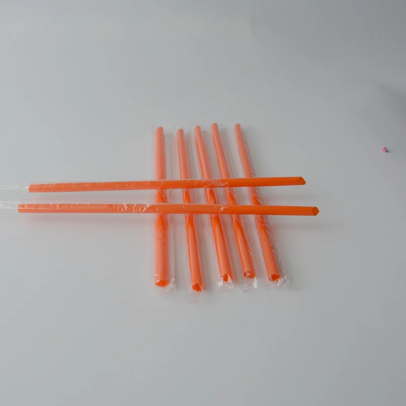100 штук оранжевый соломенная 185 мм длиной Свадебная вечеринка коктейльное