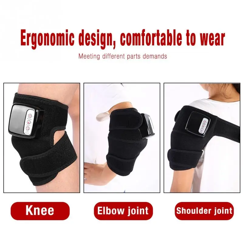 

Arthritis Knee Pain Relieve Massager Physiotherapy Heat Vibration Brace Wrap Tool Protective Belt Posture Corrector for Neutral