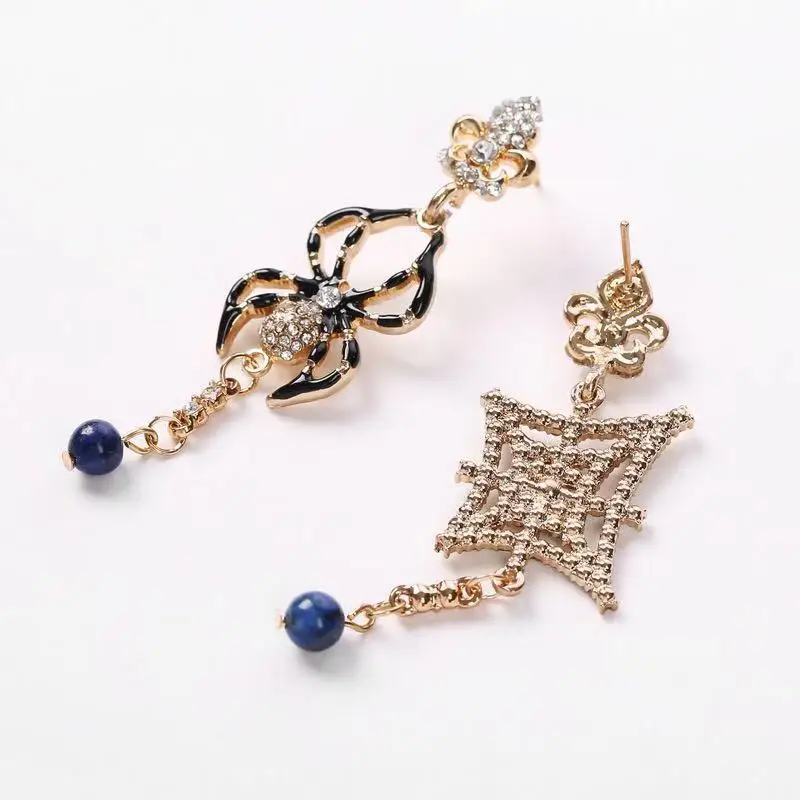 Популярные в Европе и Америке преувеличенные серьги масляные капли шипованные