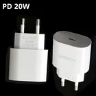 Зарядное устройство PD для iPhone 13, 20 Вт, настенное зарядное устройство, адаптер для быстрой зарядки для Apple iPhone 13, 12, Mini, 12 Pro, 12 Pro Max, 11, iPad Pro