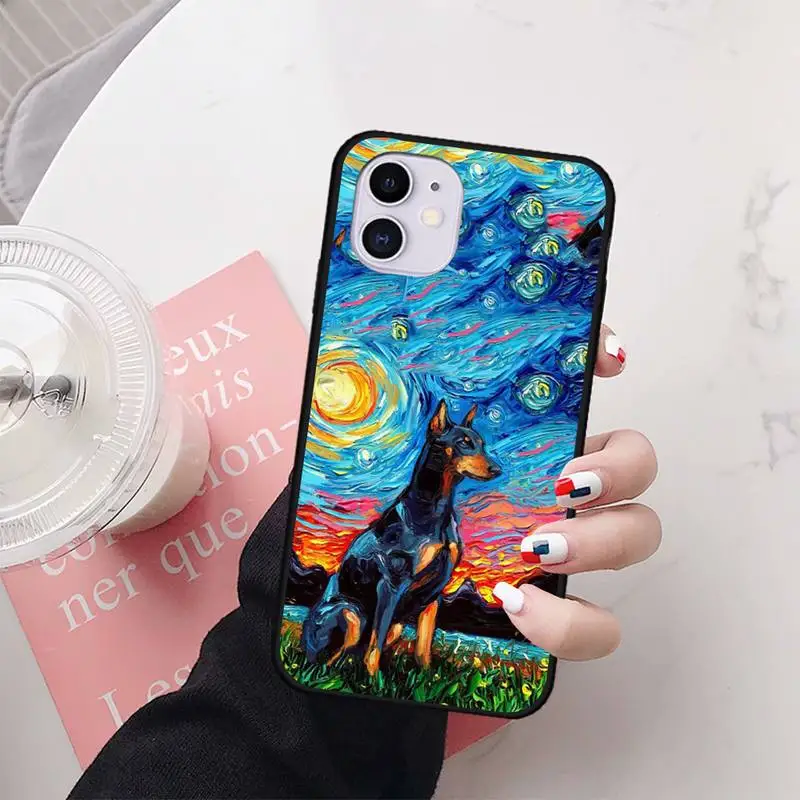 Doberman Pinscher DIY Роскошный чехол для телефона чехлы iphone 11 PRO MAX X XS XR 4S 5S 6S 7 8 PLUS SE 2020 |