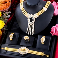 soramoore brand luxury gorgeous 4pcs jewelry sets earrings necklace bangle ring for women bridal wedding jewelry 2021 trendy hot