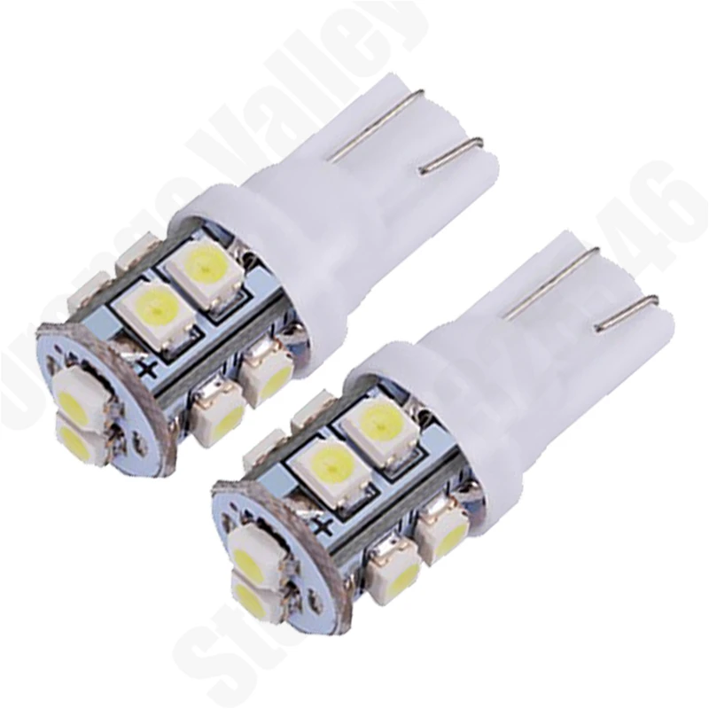 100 шт. Автомобильный светодиодный светильник T10 10 20 28 SMD 1210 3528 168 194 W5W габаритный s