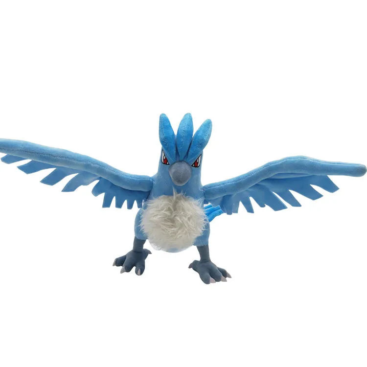 

new 60cm Zapdos Articuno Moltres Ho-oh Ho-oh Shiny plush Doll lifelike soft positive energy good quality Christmas gift kid Toy