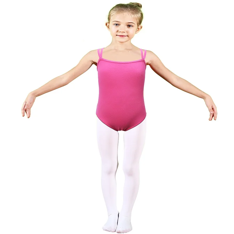 BAOHULU балетное платье для малышей и подростков; гимнастическое трико для девочек; Одежда для танцев с короткими рукавами; профессиональное балетное платье - Цвет: B122 HotPink