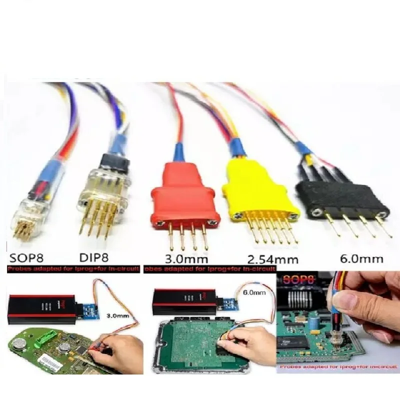 Probes Adapters for in-circuit ECU Work with Iprog+ Programmer Iprog Prog and Xprog | Автомобили и мотоциклы